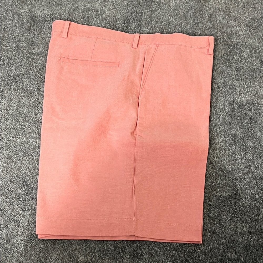 Savane Men's Salmon Flat Front Shorts